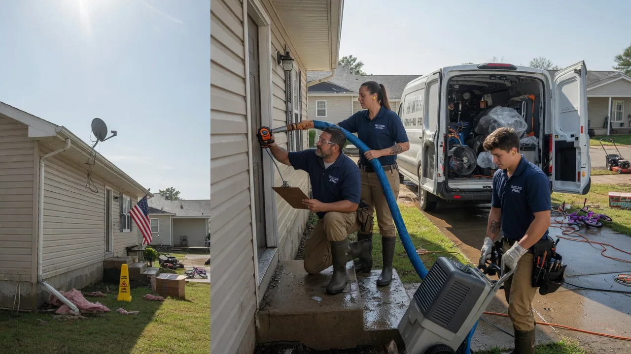 Ceiling Water Damage Restoration in Vergennes, IL near me